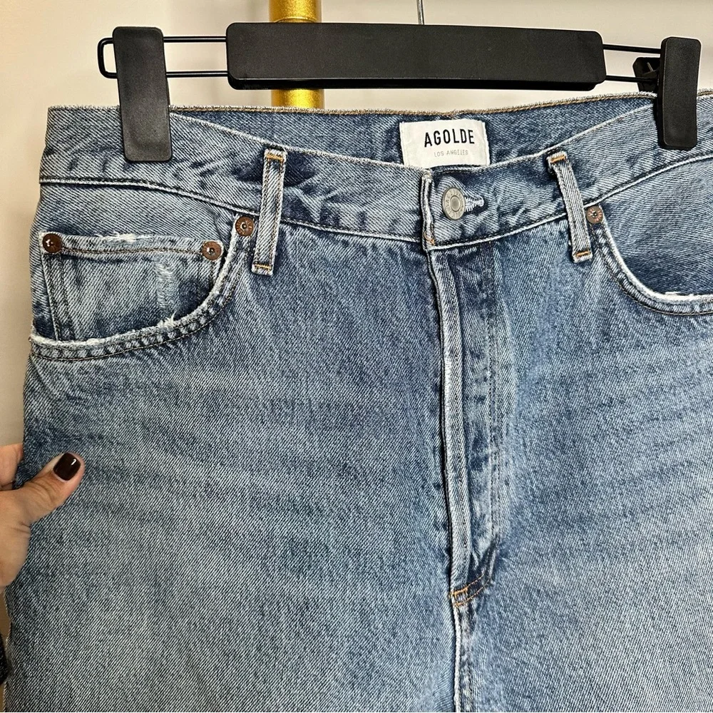 Agolde 90s Pinch Waist Jeans in Backdrop - Picture 5 of 10